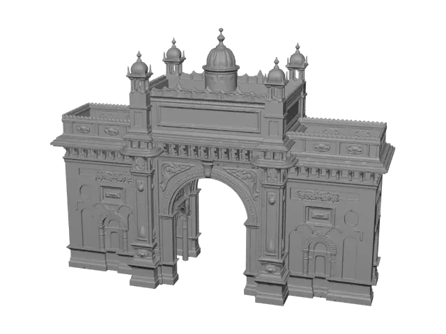 3D model for create 3d of realstic of gateway of india