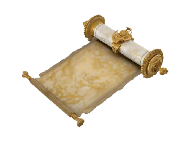 Modèle 3D Imperial Royal Scroll, généré par IA