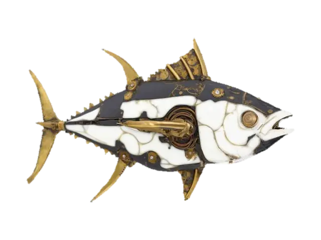 Aiko's Tuna, #ocean# - Fish 3D model, vytvořený pomocí AI