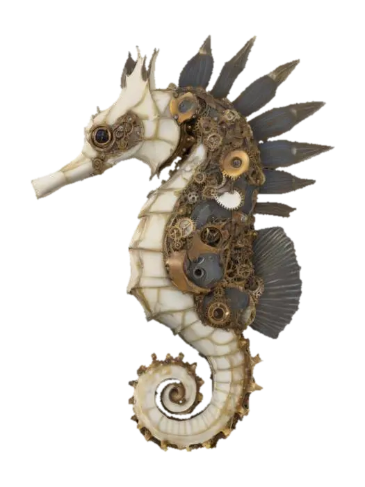 3D model for Aiko's Seahorse, #ocean#