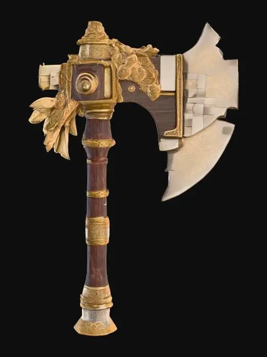 3D model for Celestial Cleaver, #PBR#