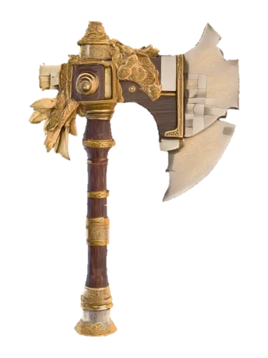 3D model for Celestial Cleaver, #PBR#