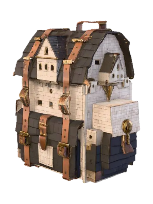 Homely Pack - Set 3D model, vytvořený pomocí AI