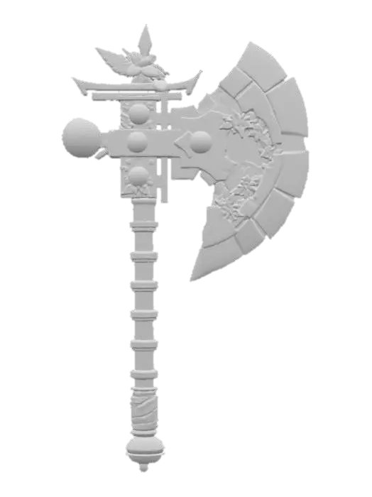 3D model for Ceremonial Cleaver