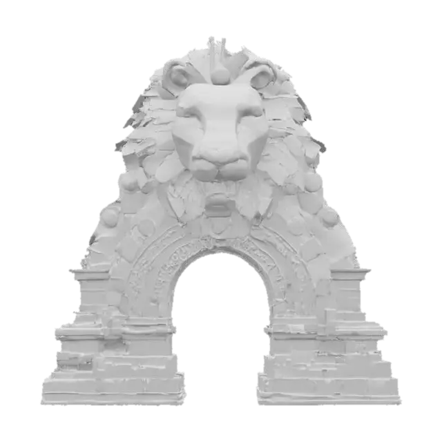 3D model for Lion Gate, #arch#