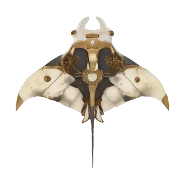 Aiko's Manta Ray, #ocean# - Fish 3D model, vytvořený pomocí AI