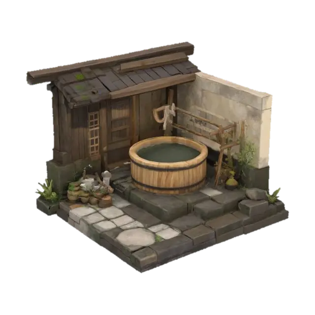 3D model for Hinoki Hideaway