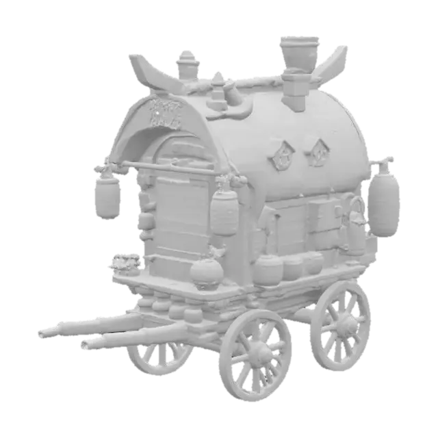 3D model for Ye Olde Wagon