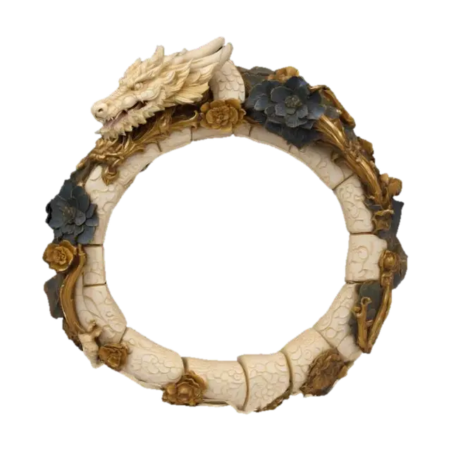 Modelo 3D de Dragon's Embrace - Carving, gerado por IA