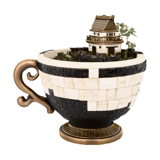 3D model for Miniature Fortress Tea Cup