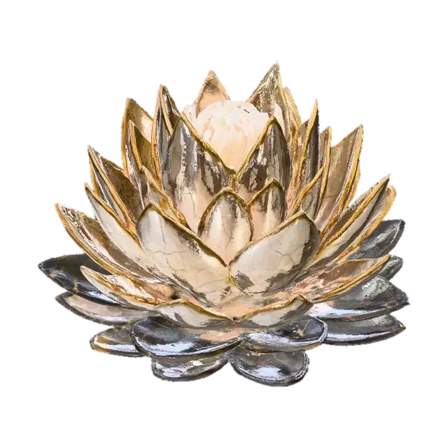 White Lotus - Silver 3D model, vytvořený pomocí AI