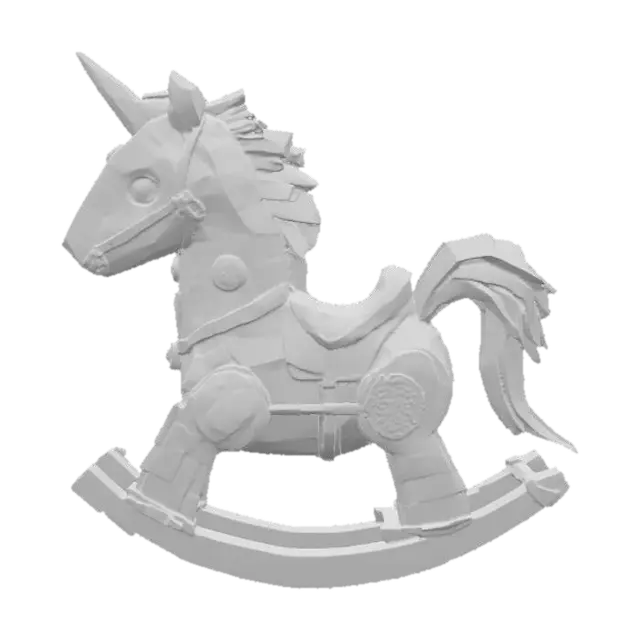 3D model for Unicorn Rocker