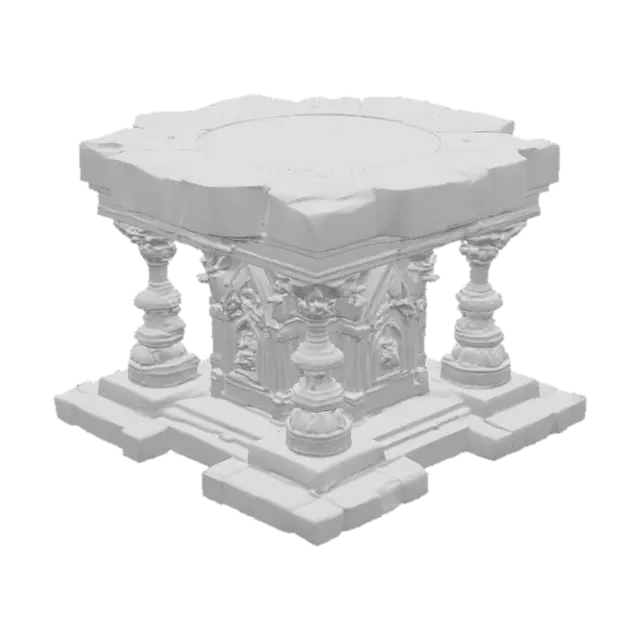 3D model for Ancient Stone Altar