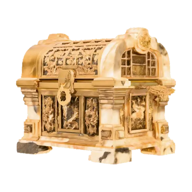 3D model for Ornate Marble Chest