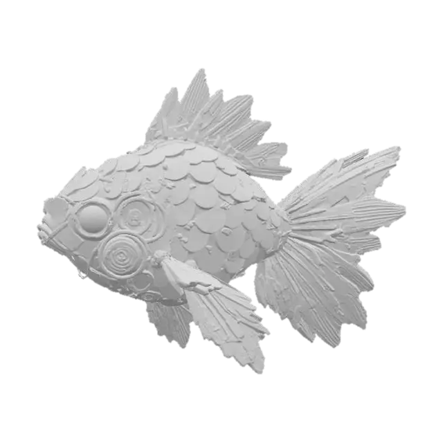 3D model for Mechanical Koi