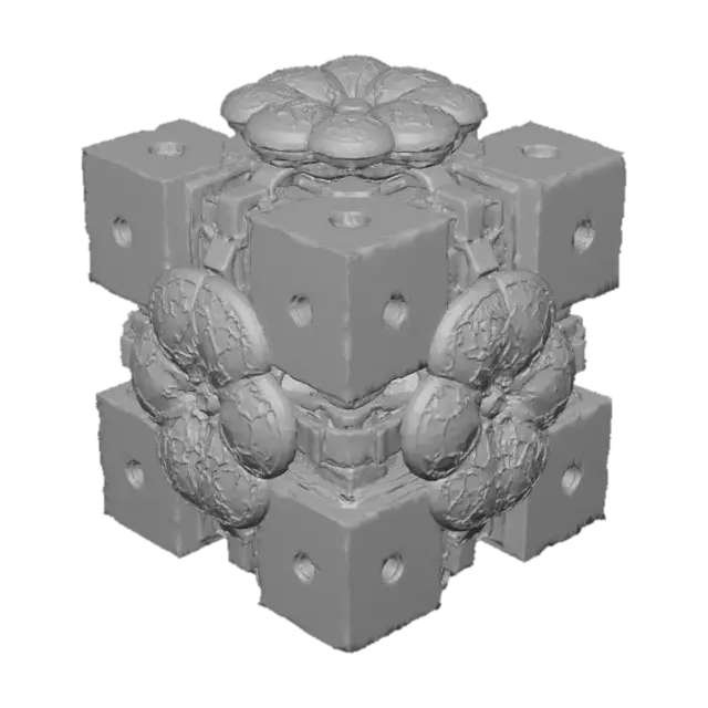 3D model for Companion Cube Blossom