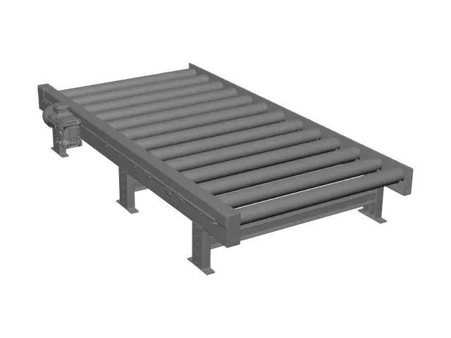 3D model for Powered roller conveyor