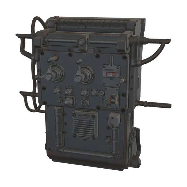 3D model for Crie um painel de controle industrial 3D para uma fábrica, game-ready, com estrutura metálica robusta e visual usado. Deve ter 3 a 5 alavancas grandes separadas, cada uma com espaço para animação e movimento funcional no Unity. Inclua botões físicos vermelhos, verdes e amarelos, chave de emergência, pequenos mostradores e várias luzes indicadoras que possam acender separadamente em verde, vermelho e amarelo. Design claro e fácil de interagir em primeira ou terceira pessoa. Adicione placas metálicas, parafusos, arranhões e leves marcas de óleo. Sem texto, sem fundo e sem personagens. Compatível com Unity URP.
