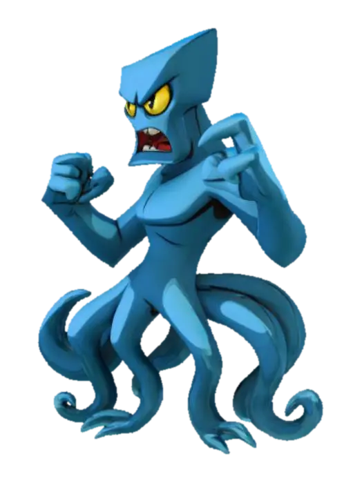 Octo-Fury - Violent 3D model, vytvořený pomocí AI