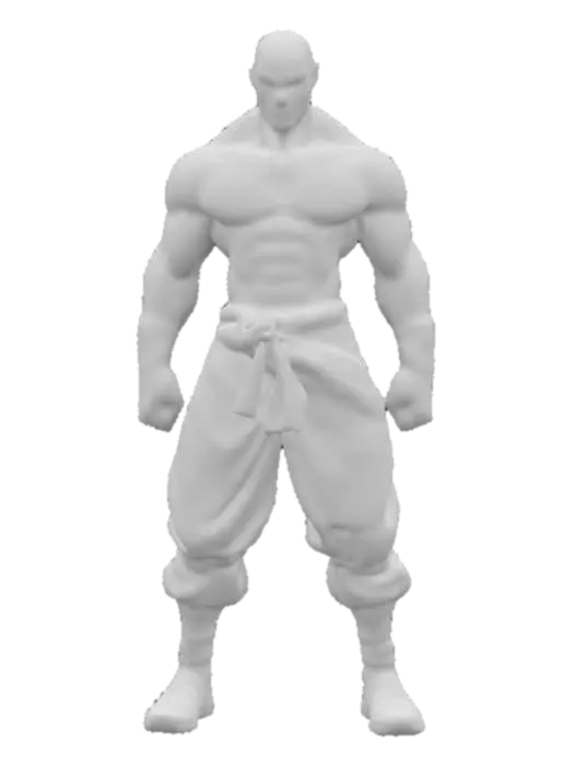 3D model for Warrior of the Fist