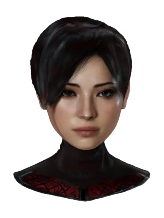 Ada Wong - Protagonist 3D model, vytvořený pomocí AI