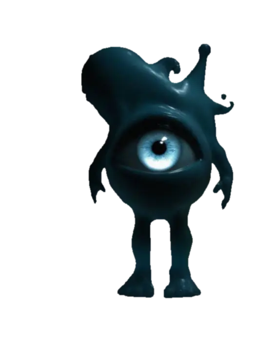 A being that should not exist, its form is simultaneously solid, liquid, and… - Unreal 3D model, vytvořený pomocí AI