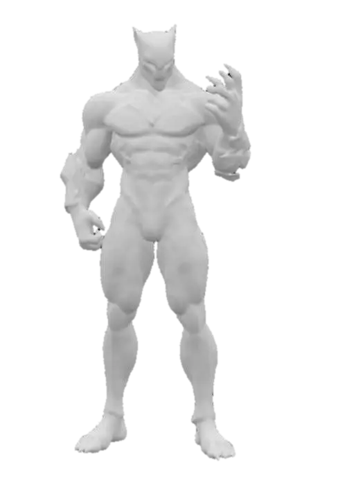 3D model for Black Panther