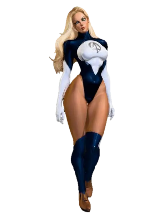 Invisible Heroine 3D model, vytvořený pomocí AI