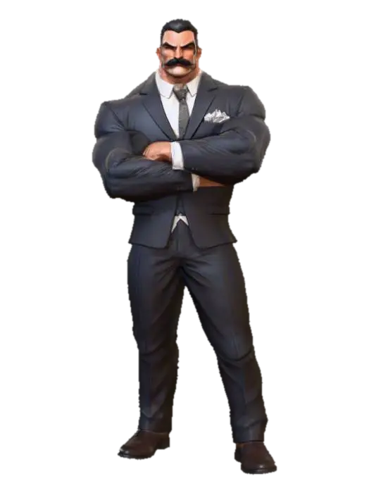 3D model for Dante, The Enforcer, #villain#