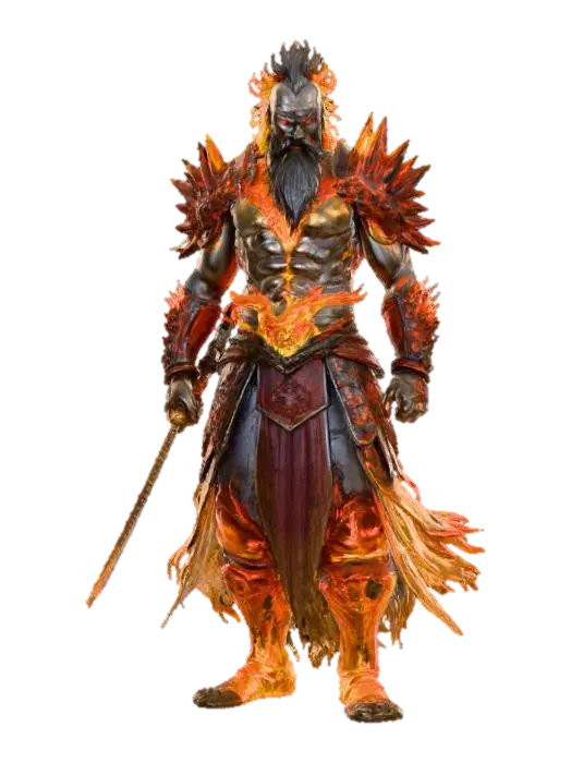 Ryūjin Jakka, Comic book dark fantasy stylized art, hand-painted texture. Ancient… - Bleach 3D model, vytvořený pomocí AI