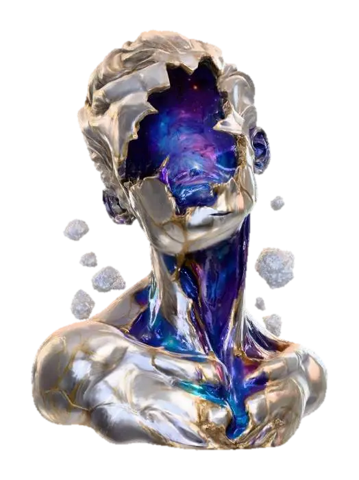 Infinite Mindscape #surreal# - Dreamlike 3D model, vytvořený pomocí AI