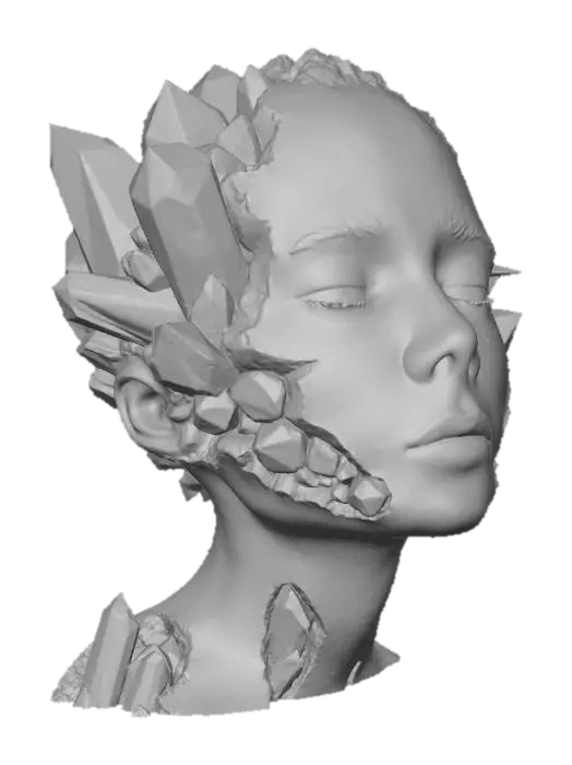 3D model for Crystal Euphoria #surreal#
