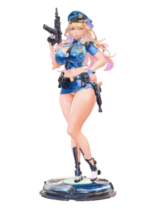 Oh no! I'm Under Arrest. - Drama 3D model, vytvořený pomocí AI