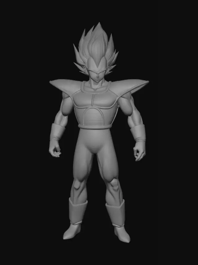 3D model for Vegeta in Saiyan Battle Armor