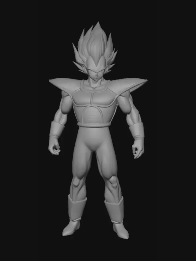 3D model for Vegeta in Saiyan Battle Armor