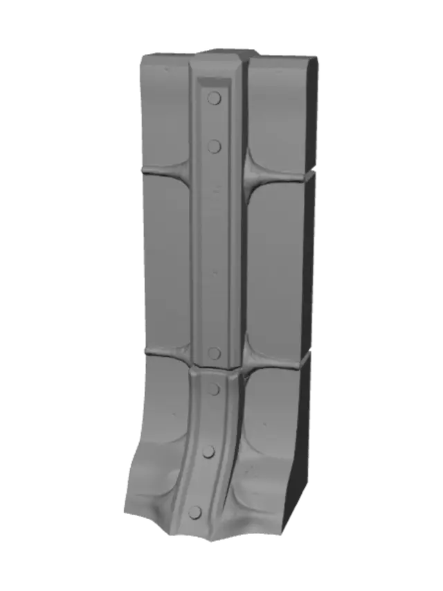 3D model for Snowbound Steel Post