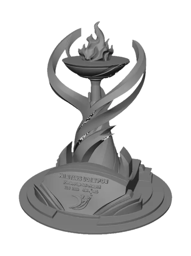 3D model for First Ho Chi Minh City Sports Congress Torch 2026