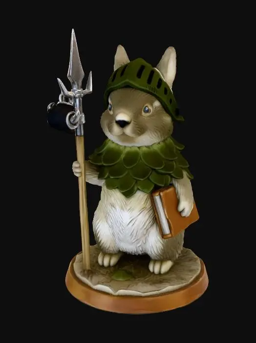 3D model for Knightly Rodent
