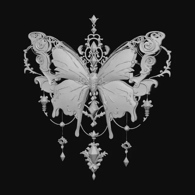 3D model for Enchanted Elegance , #Halloween2025#