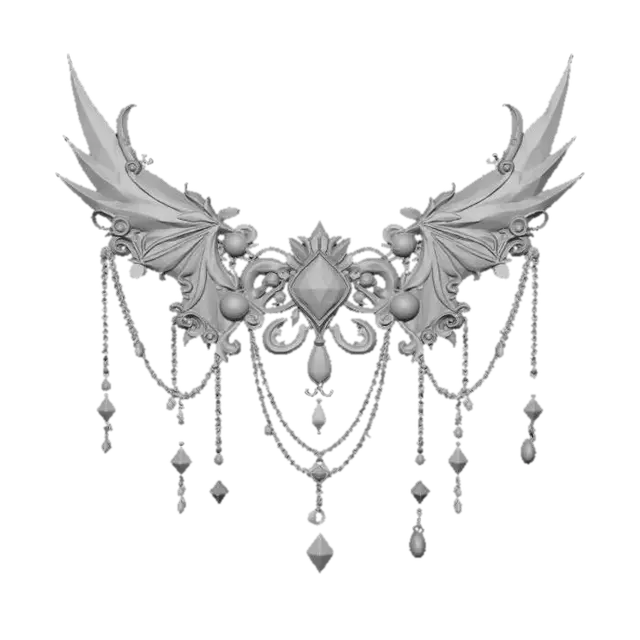 3D model for Winged Elegance, #Halloween2025#