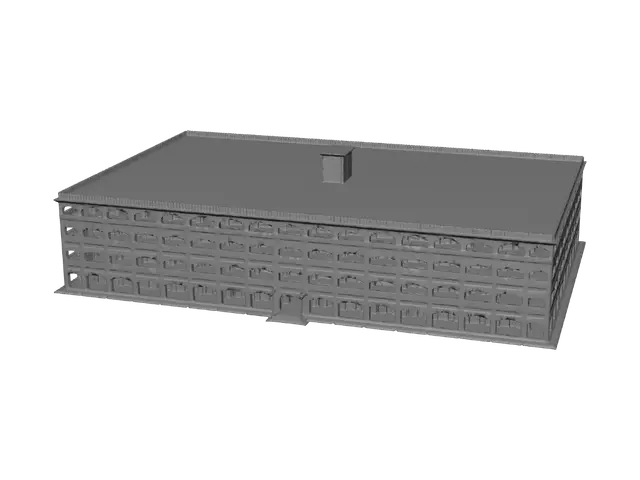3D model for Blue Arched Dormitory