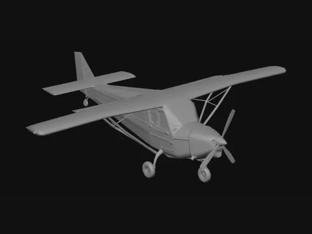 3D model for Orange High-Wing in Flight