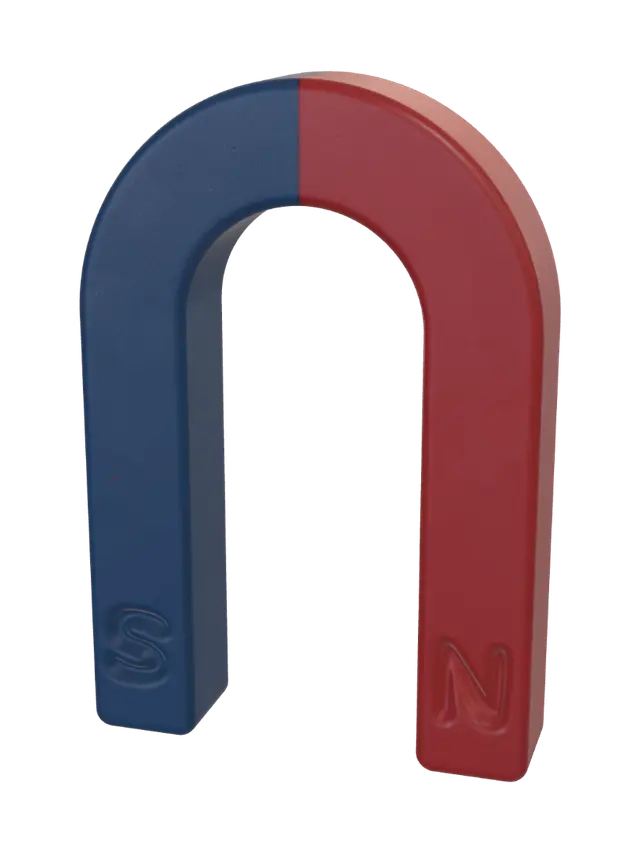 3D model for S-N Horseshoe Magnet