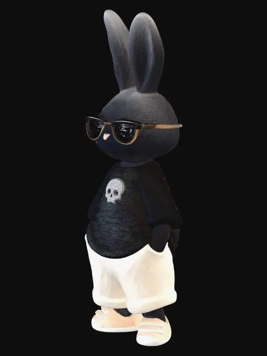 3D model for Cool Bunny in Shades