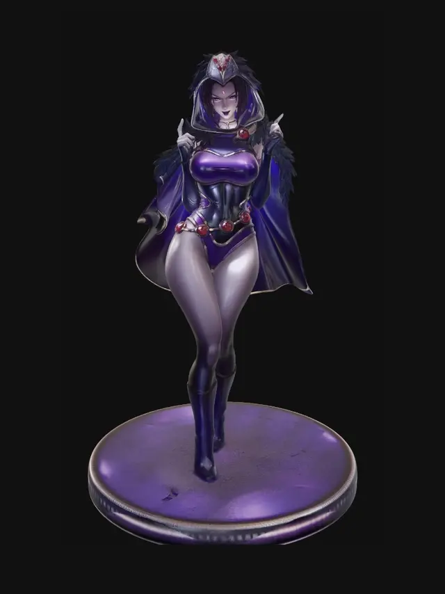 3D model for Violet Veil Enchantress