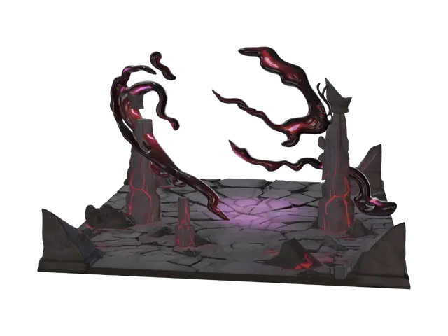 3D model for Le Coeur: Rest in Hell Geography