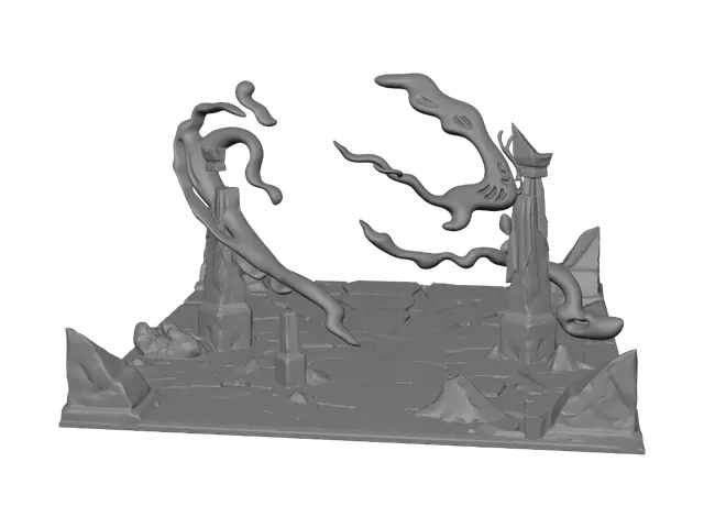 3D model for Le Coeur: Rest in Hell Geography