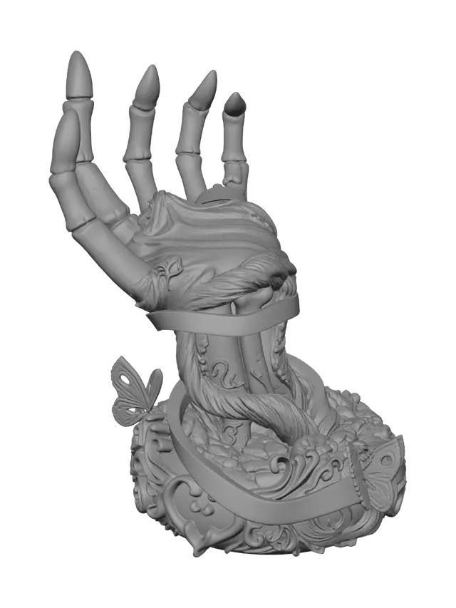 3D model for With This Hand Will Lift Your Sorrows