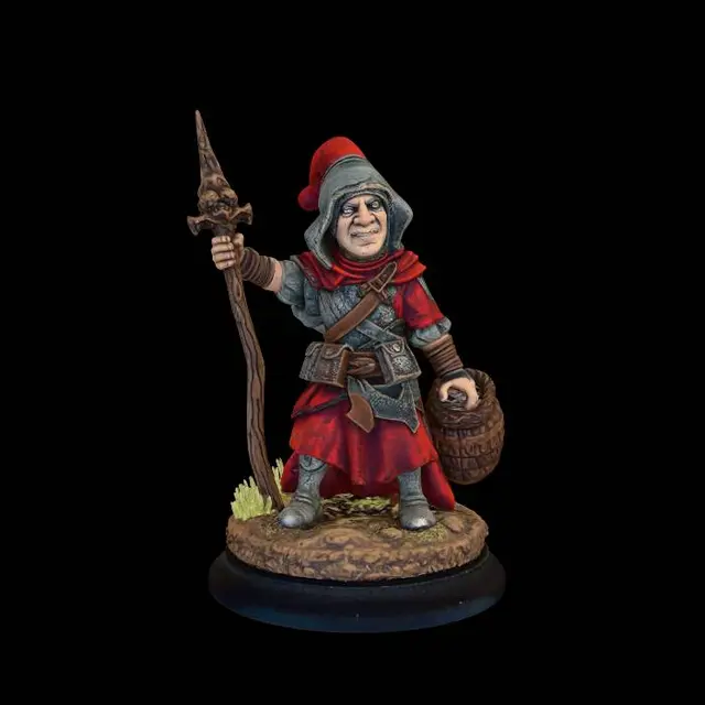 3D model for Red Cloaked Gnome Ranger