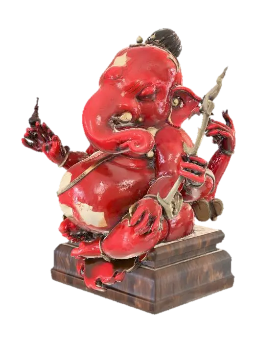 Ganesh Statue - Chanvitar4 3D model, vytvořený pomocí AI